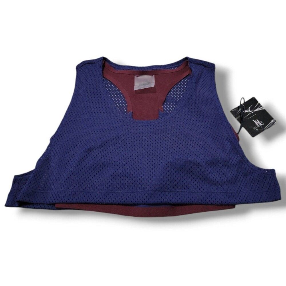 NWT New Puma Sports Bra Size XS Puma X June Ambrose Dora Bra Crop Top Jersey Top